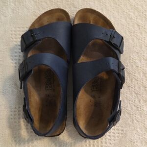 Birkenstock Blue Sandals with Adjustable Straps - Unisex